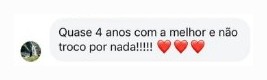 Comentário: quase 4 anos com a melhor e não troco por nada